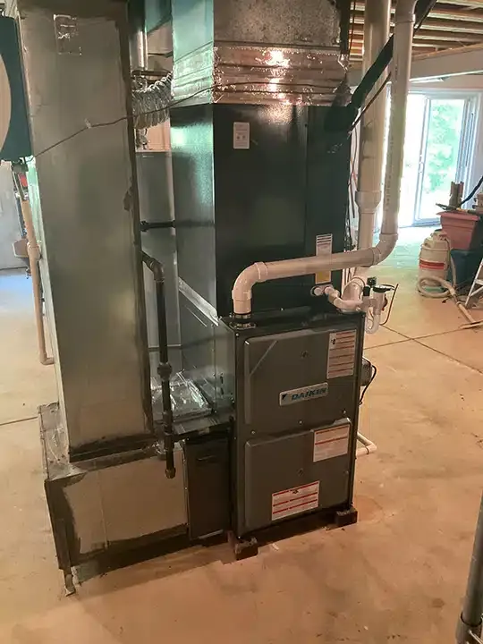 HVAC system installation in Monroe Township, NJ.