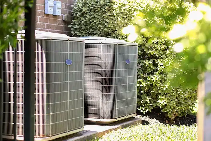 AC outside of residential home in Monroe Township, NJ.